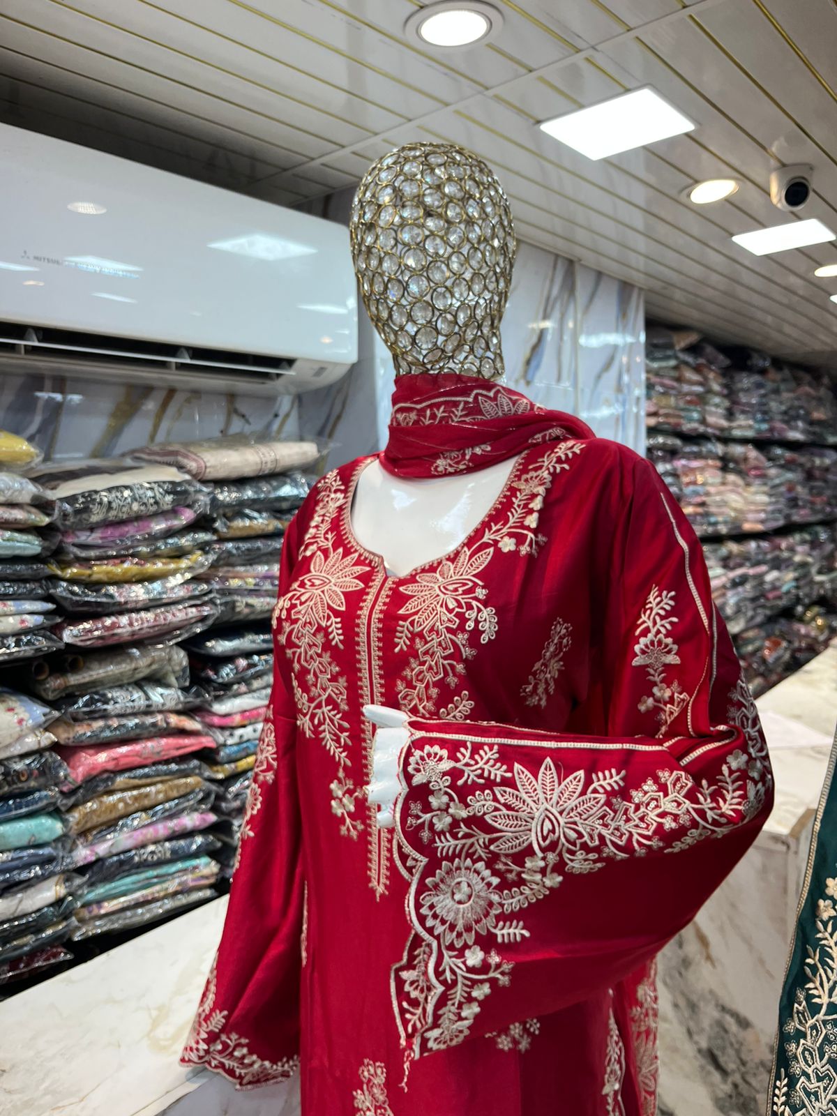 Pakistani Rayyon embroidery