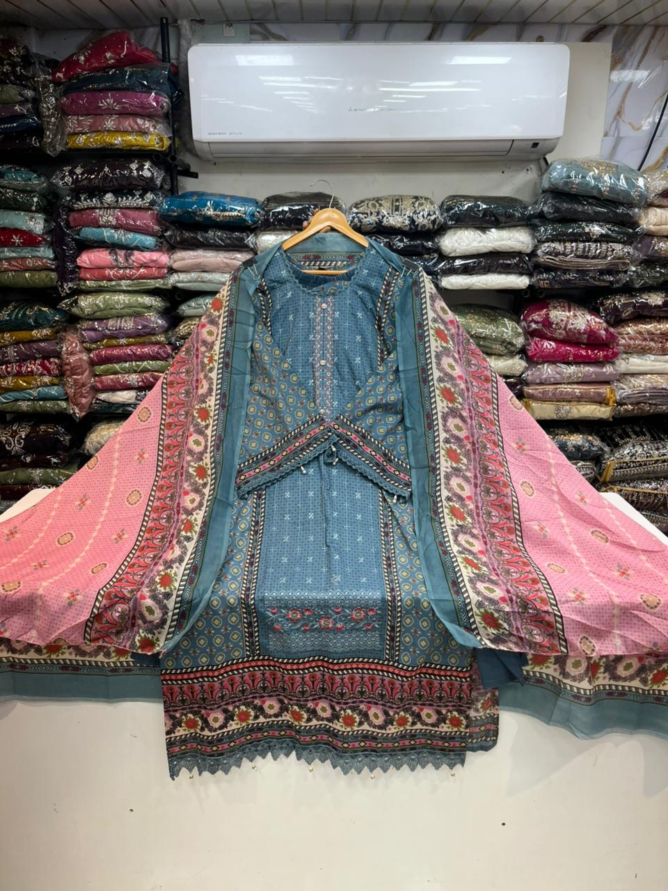COTTON EMBROIDERY SUITS