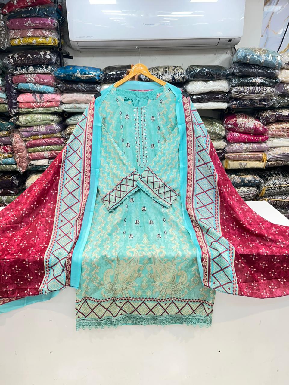 COTTON EMBROIDERY SUITS
