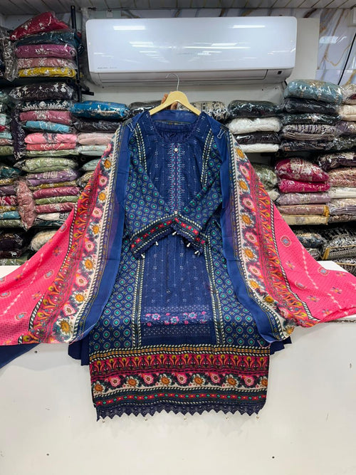 COTTON EMBROIDERY SUITS