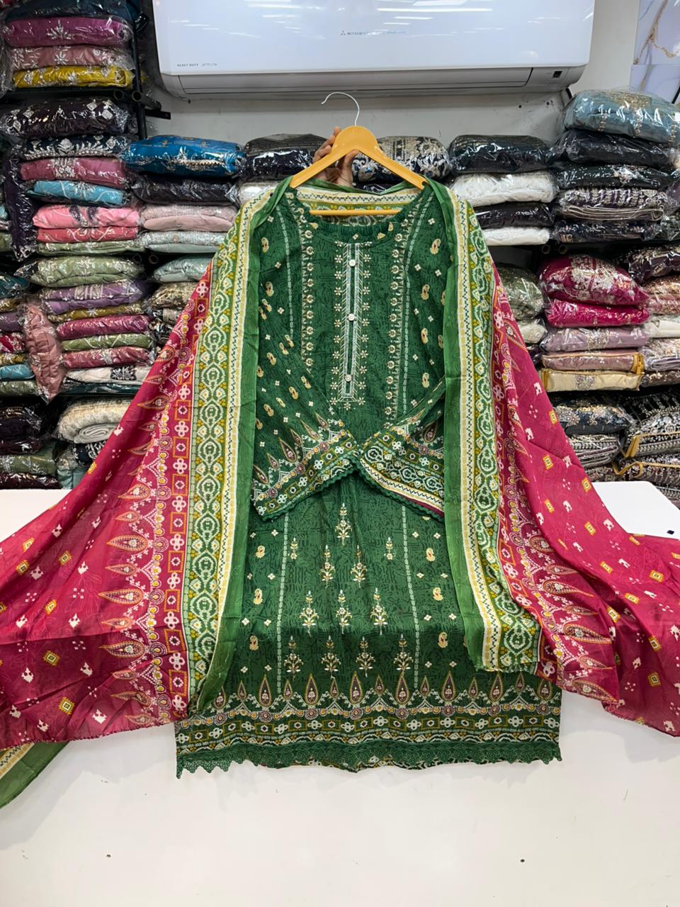 COTTON EMBROIDERY SUITS