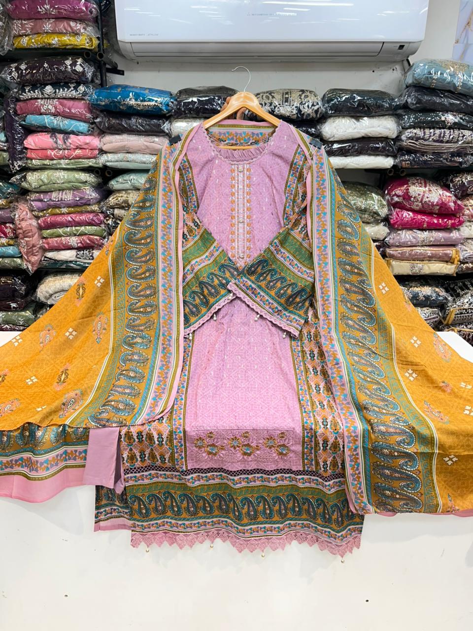 COTTON EMBROIDERY SUITS
