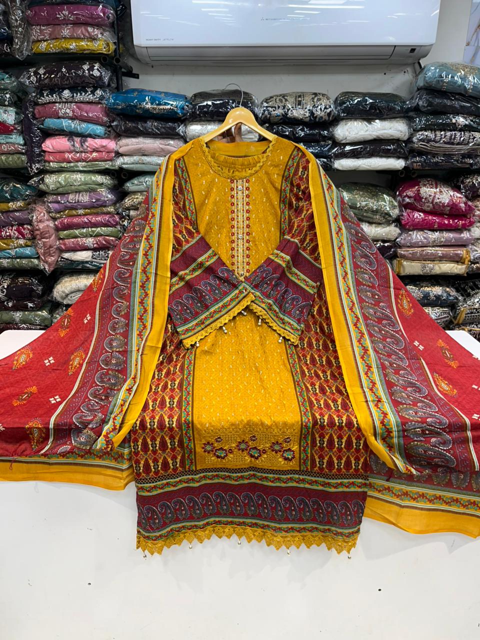 COTTON EMBROIDERY SUITS
